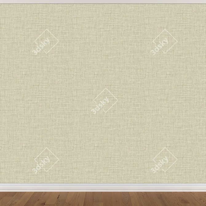 Seamless Wallpaper Set - 3 Colors 3D model image 2