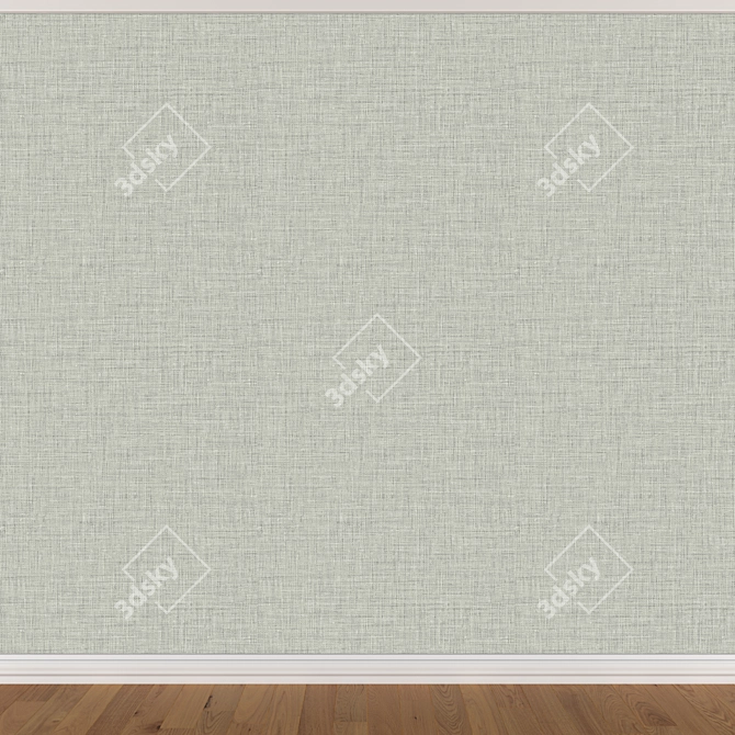 Seamless Wallpaper Set - 3 Colors 3D model image 3