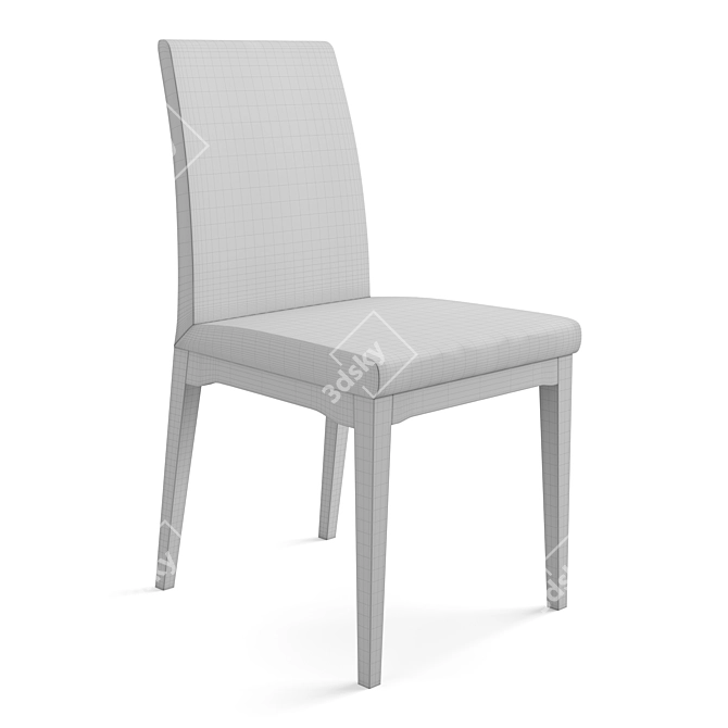 Elegant Piermaria Plus Chair 3D model image 3