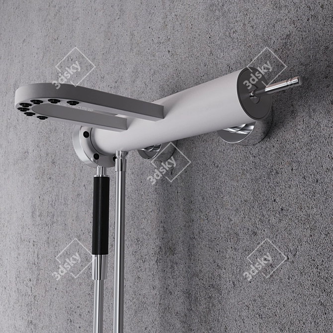Elegant Italian Faucet: Rubinetterie Treemme Philo 3D model image 2