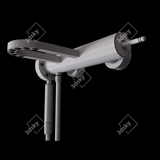 Elegant Italian Faucet: Rubinetterie Treemme Philo 3D model image 3