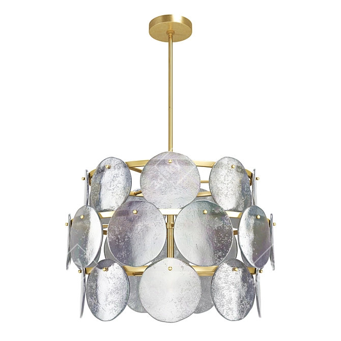 Elegant Evelyn Chandelier - Arteriors 3D model image 1