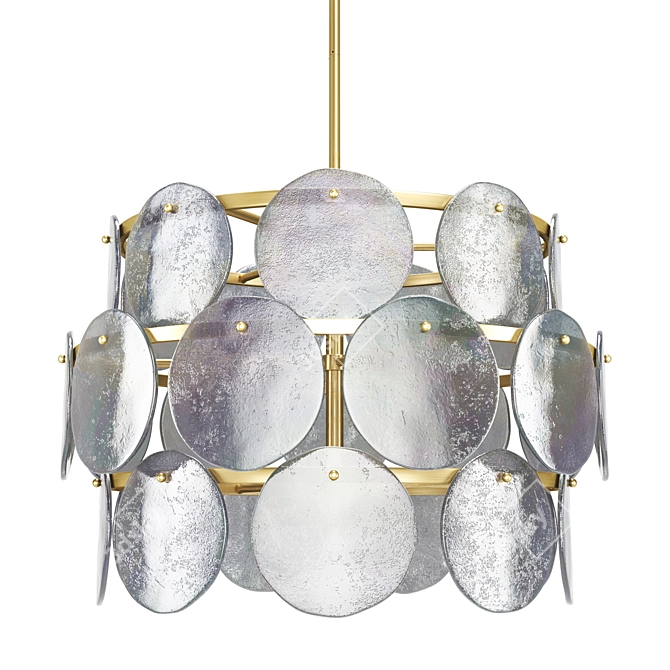 Elegant Evelyn Chandelier - Arteriors 3D model image 2