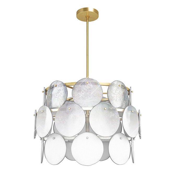 Elegant Evelyn Chandelier - Arteriors 3D model image 4