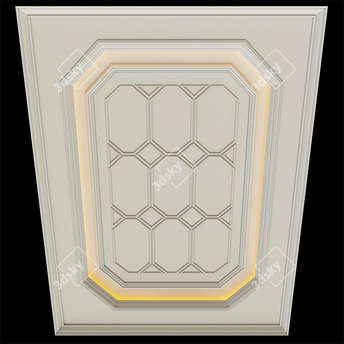 Adjustable Color Ceiling with Lighting - High Resolution Renders 3D model image 2