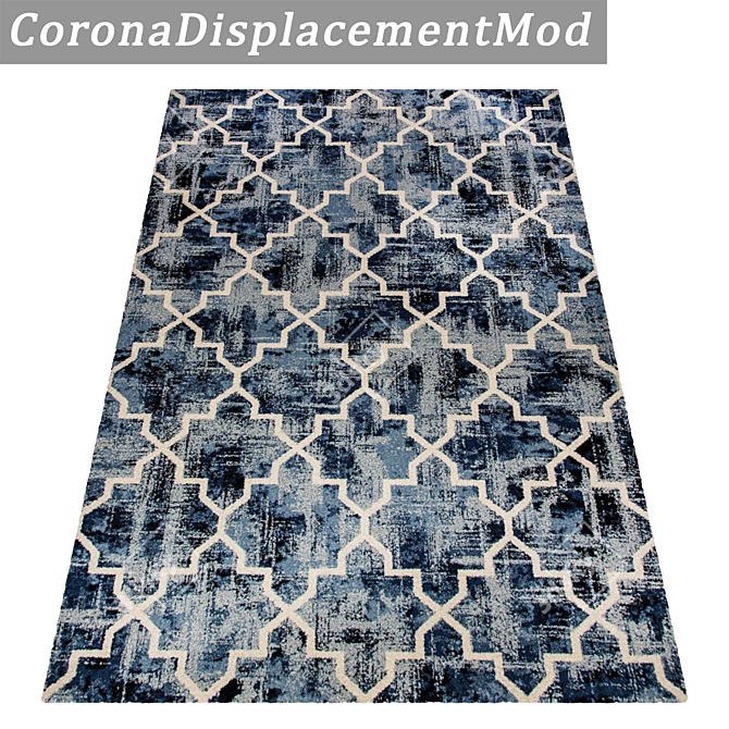 Title: Luxury Carpet Set: High-Quality Textures 3D model image 4