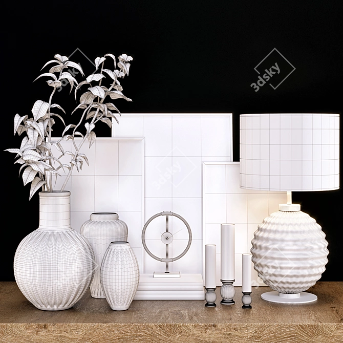 Elegant Poly Decor 3D model image 3