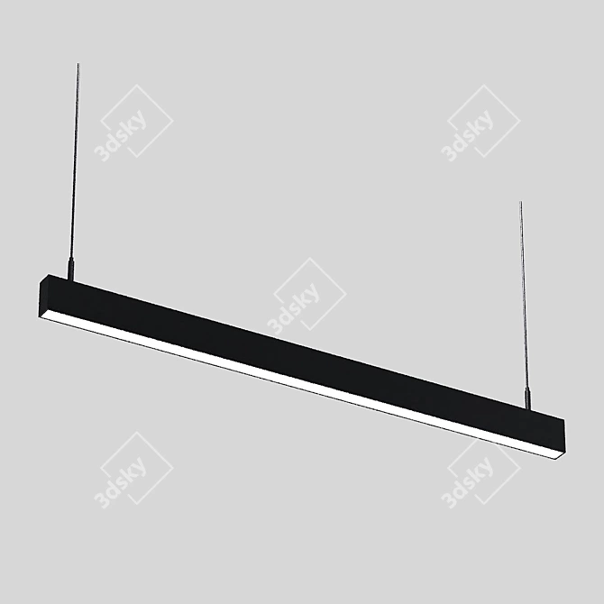 Adjustable LED Lighting Strip - 155cm 3D model image 1