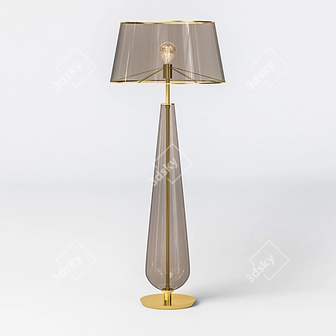 Elegant Boscove Floor Lamp 3D model image 1