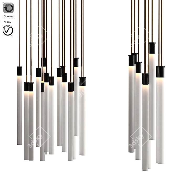 Versatile Tooby Pendant Lamp 3D model image 1