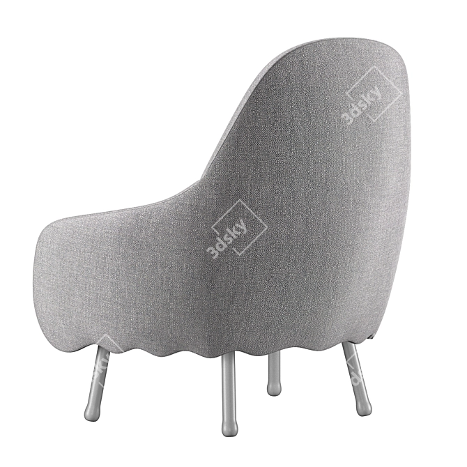 Modern Corolla Chair 272: Stylish Seating Solution 3D model image 2