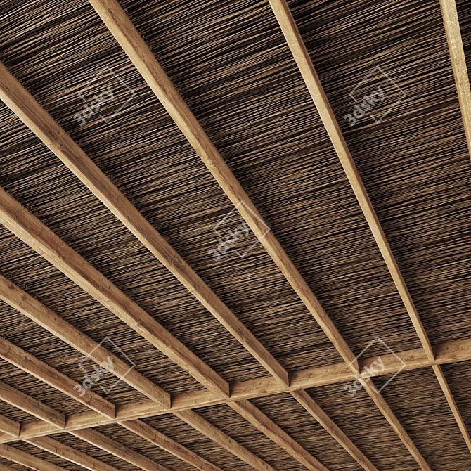 Title: Canopy Branch Ceiling Decor 3D model image 3