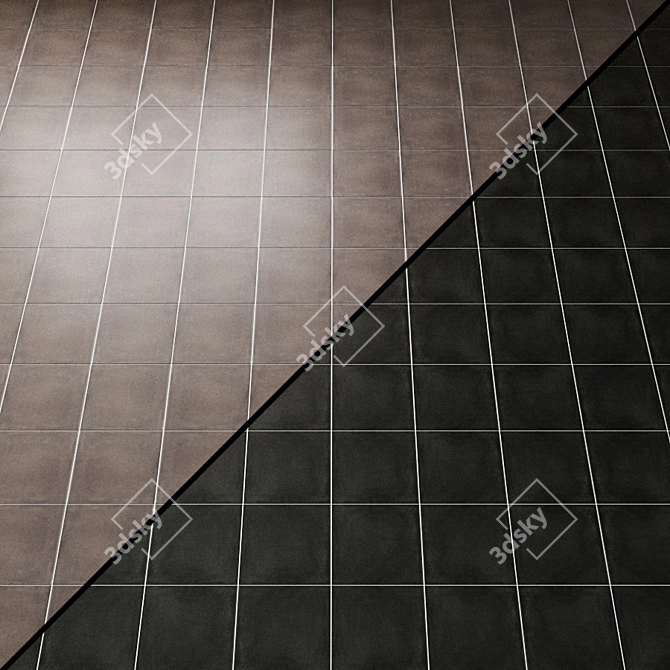 Carnabi Street Ceramic Tiles - Stylish and Durable 3D model image 2