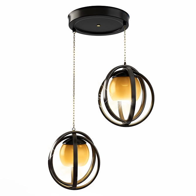  2013 Light Fixture: Elegant & Efficient 3D model image 5