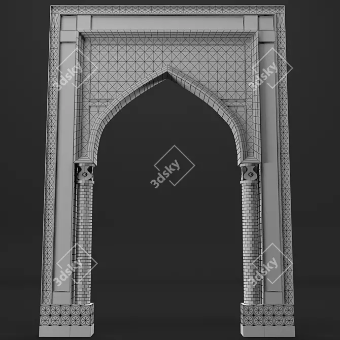 East Arch 3D Model: Versatile Formats & High Detail 3D model image 4