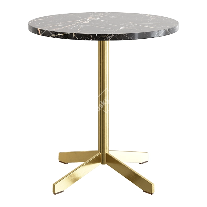 Zara Home Marbel Round Table 3D model image 1