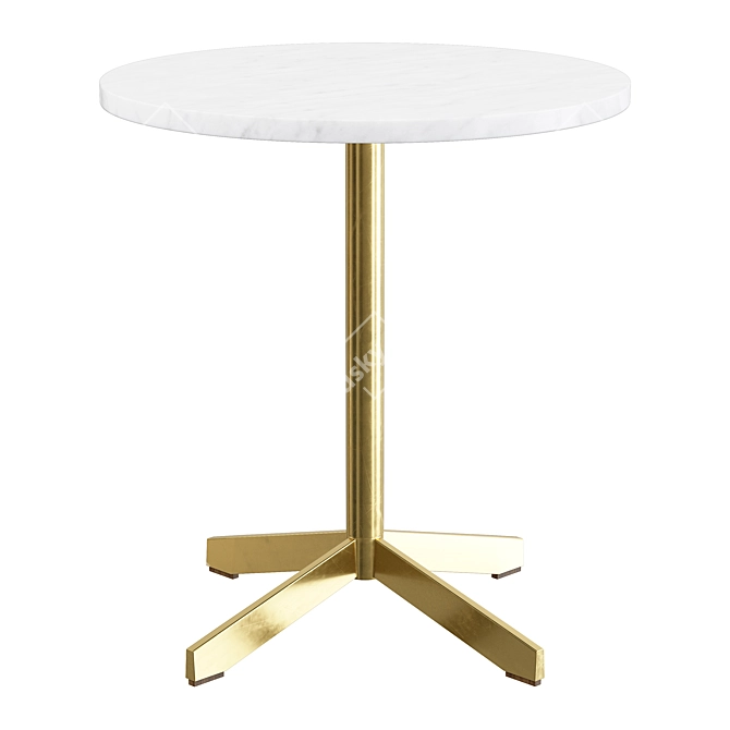 Zara Home Marbel Round Table 3D model image 2