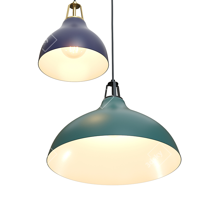 Stylish Maddox Bell Pendant 3D model image 3