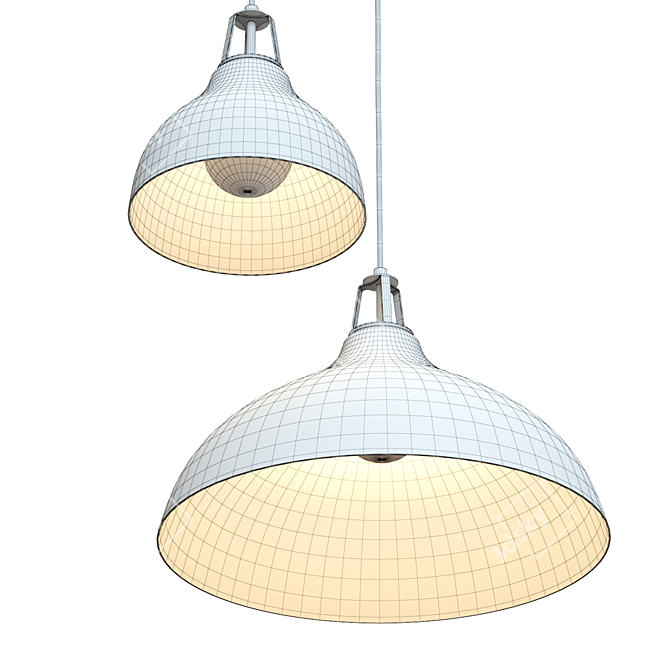 Stylish Maddox Bell Pendant 3D model image 4