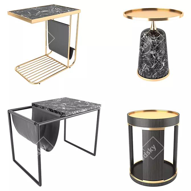 Modern Side Tables for Your Home 3D model image 1