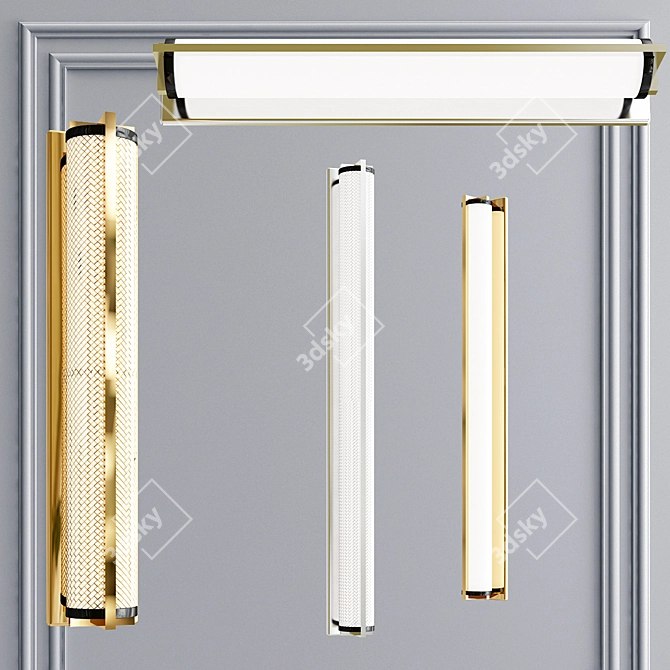 Modern Urban Chic Wall Sconce 3D model image 3