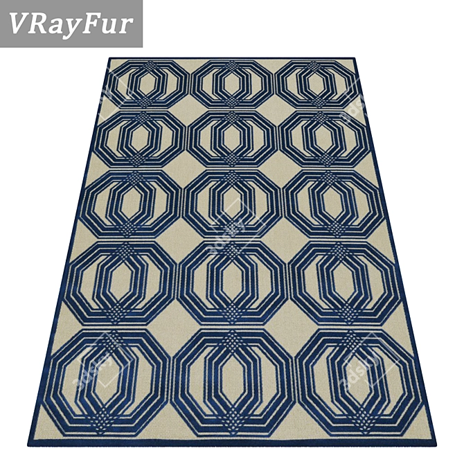 Luxury Carpets Set 3D model image 2