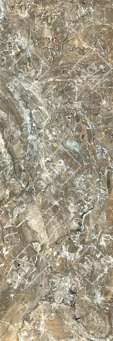 Jupiter Brown Wall Tiles Set - Multi-Texture, HD Textures 3D model image 4