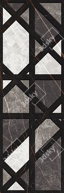 Marble Dekor Wall Tiles: Multi-Texture Elegance 3D model image 4