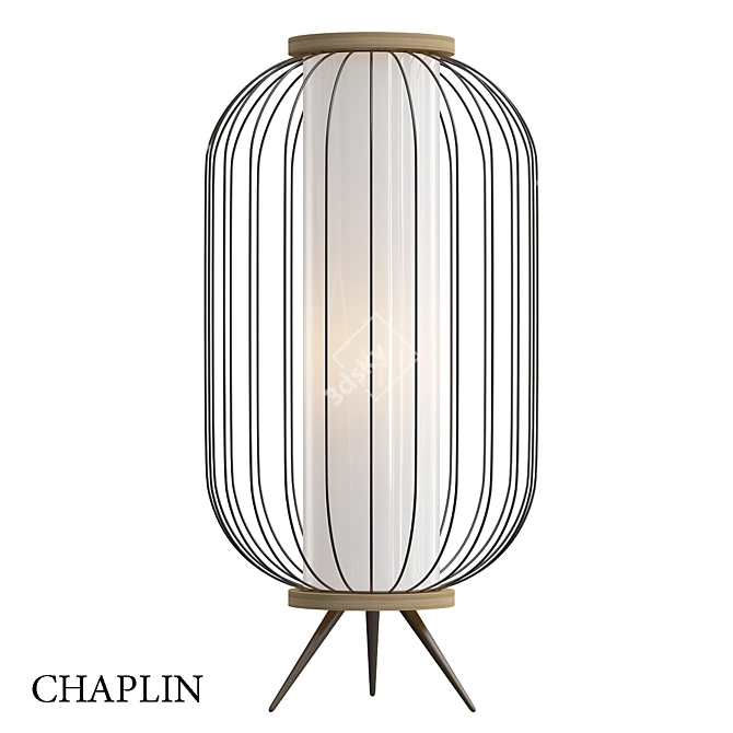 Chaplin 195 Modern Floor Lamp 3D model image 2