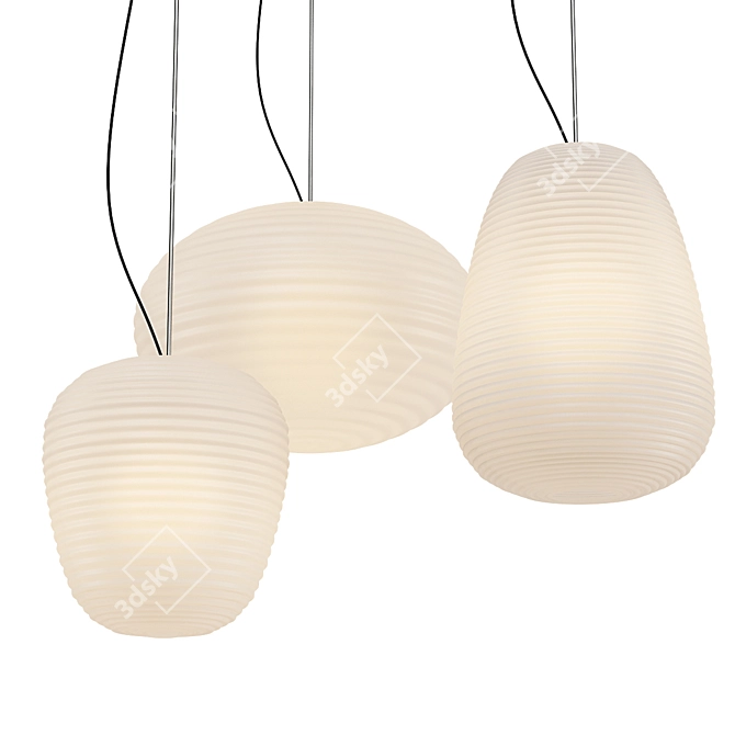 Elegant Foscarini Rituals Pendant 3D model image 1