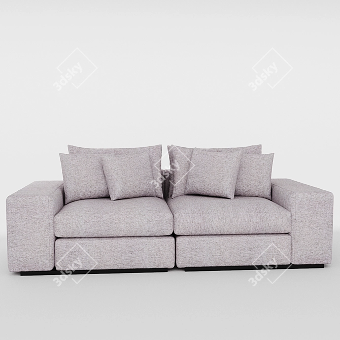 Modern Comfort: Vista Grande Sofa 3D model image 2