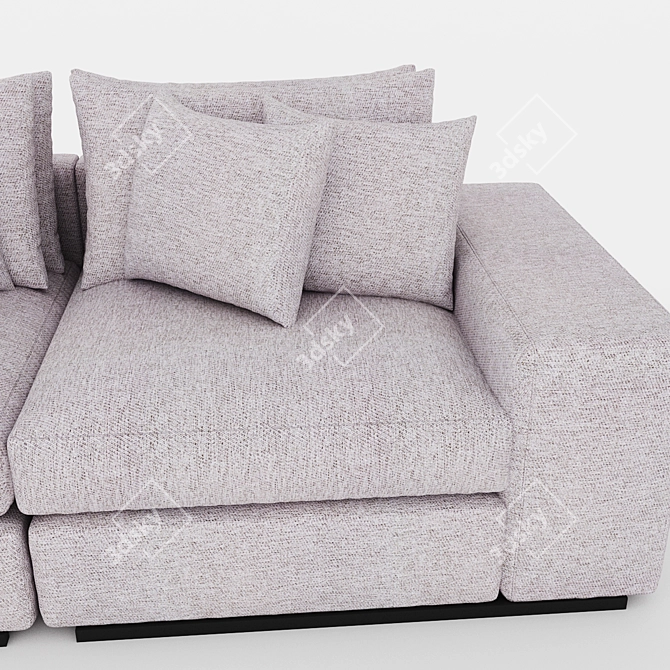 Modern Comfort: Vista Grande Sofa 3D model image 3