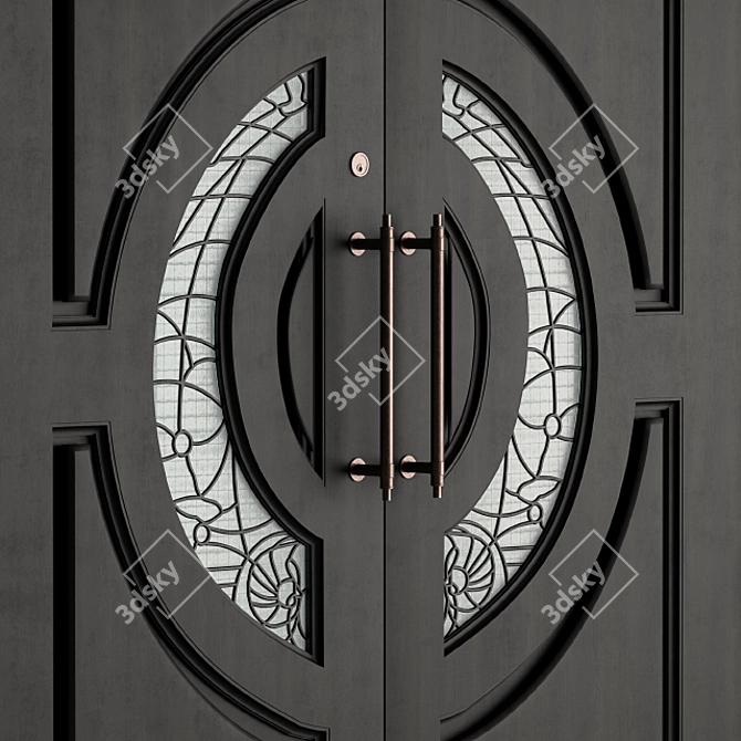 Elegant Entryway Essential: Classic Door 3D model image 2