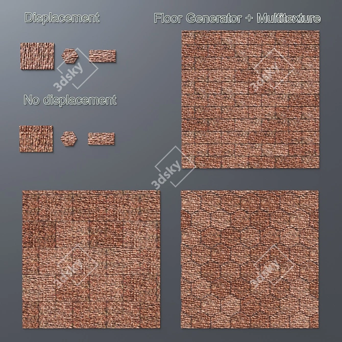 Taiga Essence Decorative Tile 3D model image 3