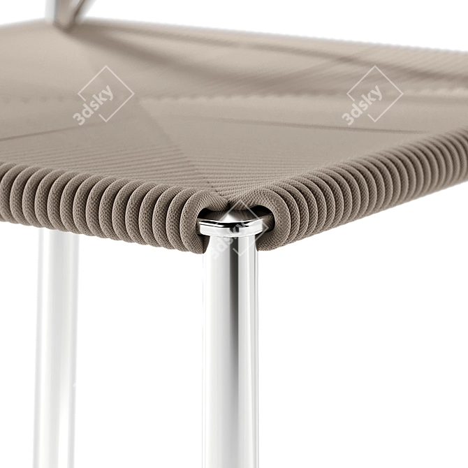 Flexform Moka Outdoor Chair: Chic and Comfortable 3D model image 2
