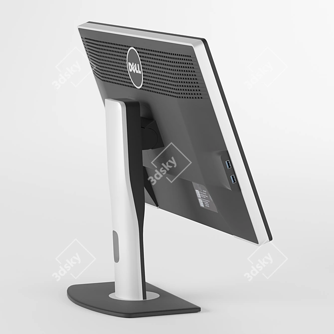 Dell 3D Monitor with Vray Materials 3D model image 3