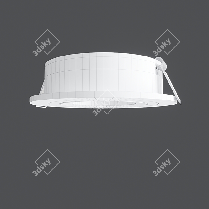 Basico GU10 LED Downlight C0003 Ohm 3D model image 3