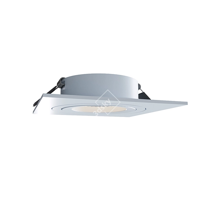 BASICO GU10 Downlight: Modern LED Luminaire 3D model image 2