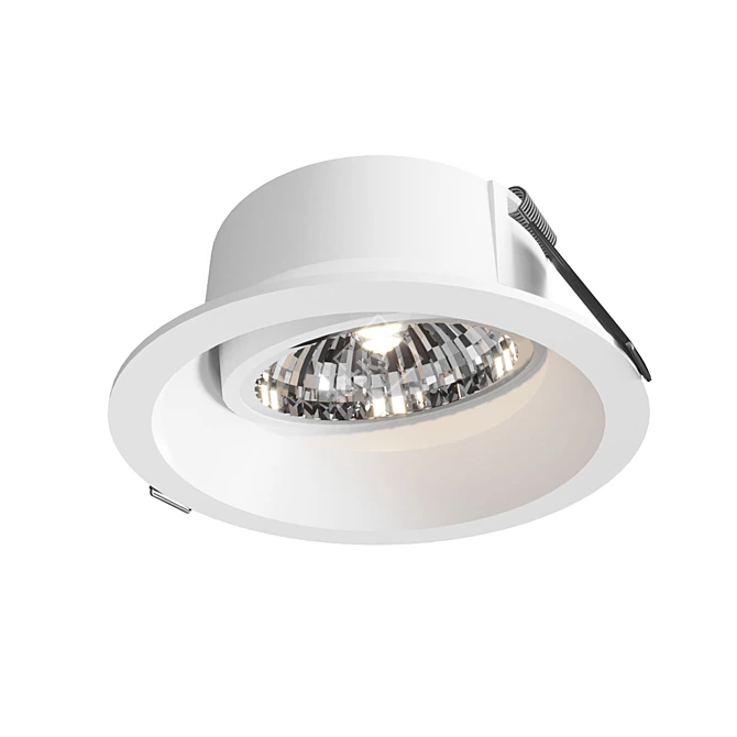 Mantra COMFORT GU10 Downlight - Sleek and Stylish Lighting 3D model image 1