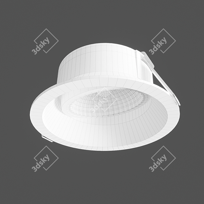 Mantra COMFORT GU10 Downlight - Sleek and Stylish Lighting 3D model image 3