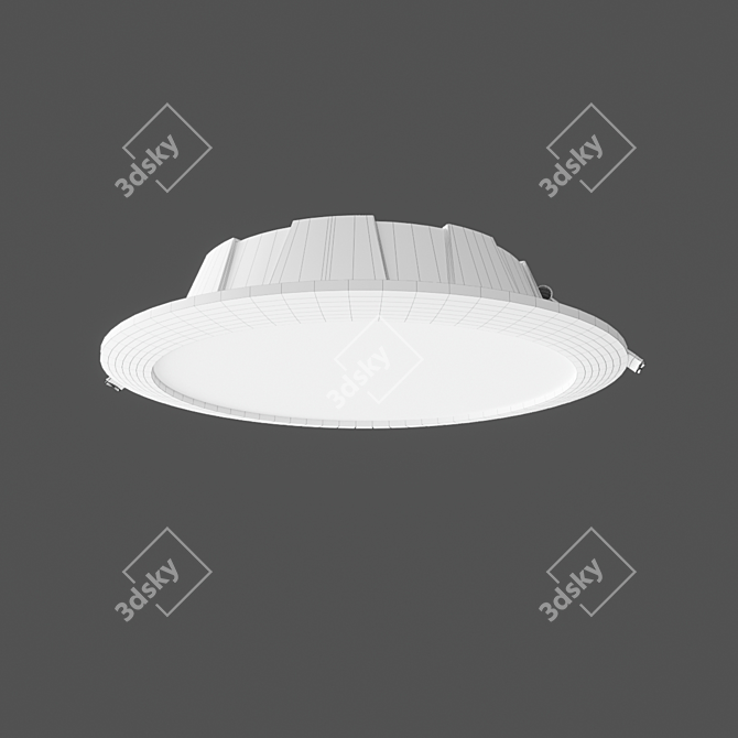 Graciosa LED Recessed Luminaire 6390 - Warm White 3D model image 3