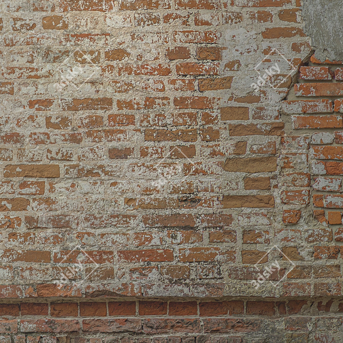 Title: Seamless Brick Wall Texture 3D model image 4