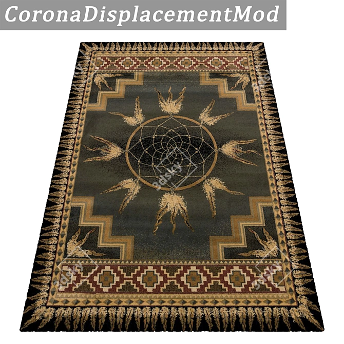 Luxury Rug Set: High-Quality Carpets 3D model image 4
