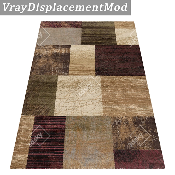 High-Quality Carpets Set 731: Versatile Textured Rugs 3D model image 3