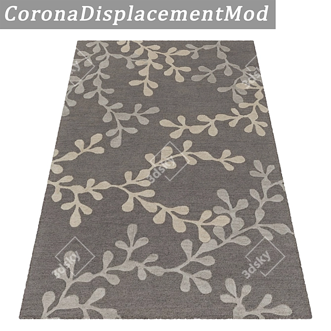 High-Quality Carpet Set with 3 Variations 3D model image 4