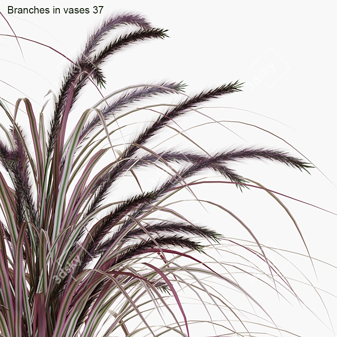 Elegant Grass Vase: Versatile Beauty 3D model image 3