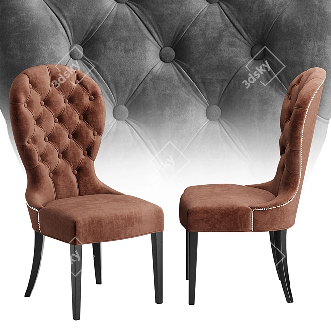 Aria Chair: Elegant and Stylish Seating 3D model image 1