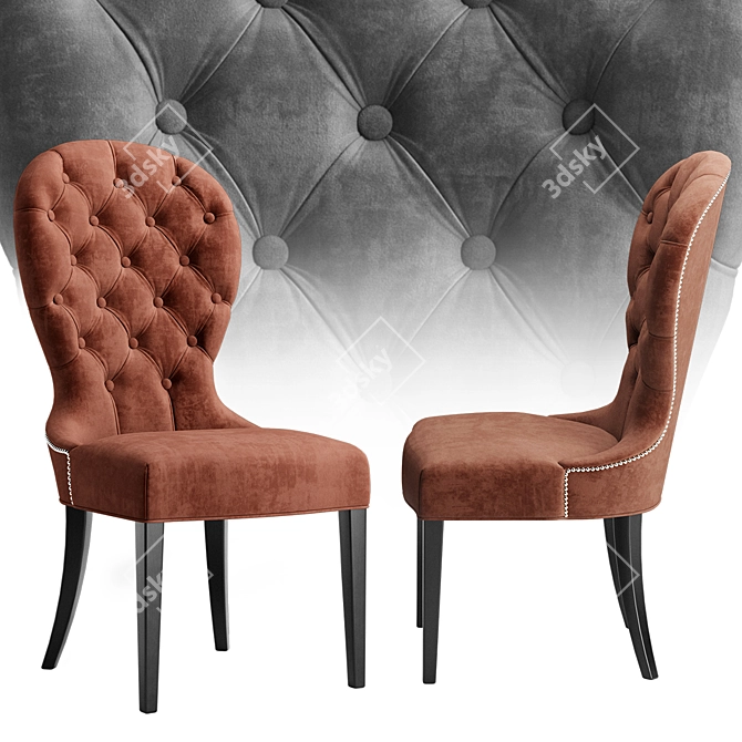 Aria Chair: Elegant and Stylish Seating 3D model image 6