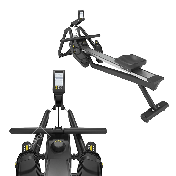 Matrix Cardio-Rower: Ultimate Fitness Equipment 3D model image 1