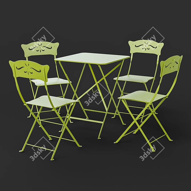 Fermob Outdoor Furniture Set 3D model image 1